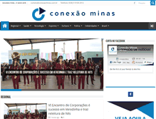 Tablet Screenshot of conexaominas.com.br